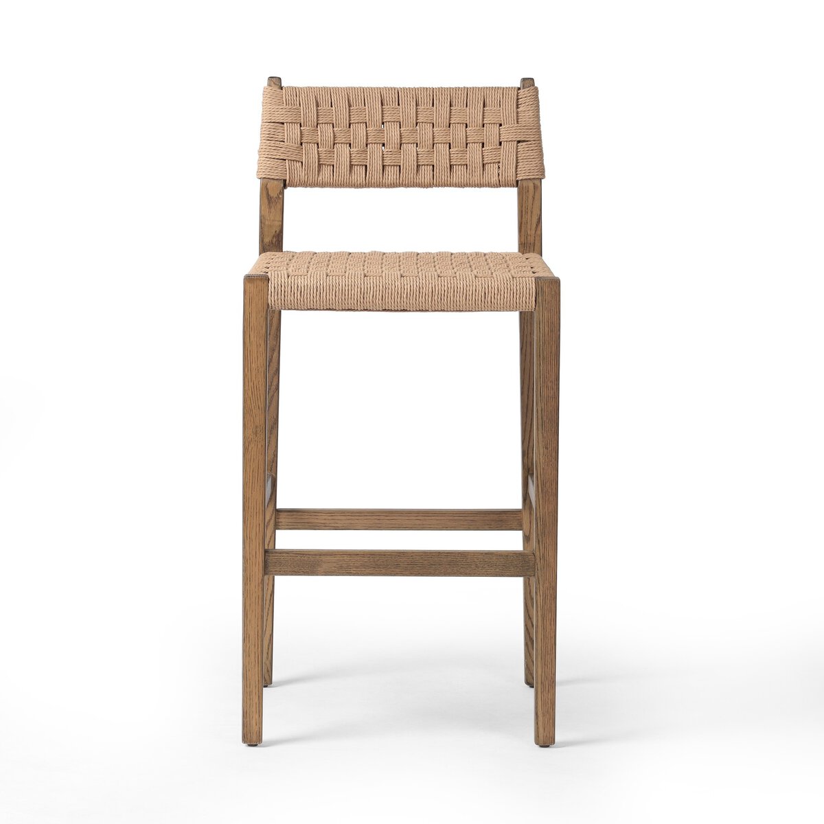 Hamlin Bar + Counter Stool - Double Twisted Paper Cord