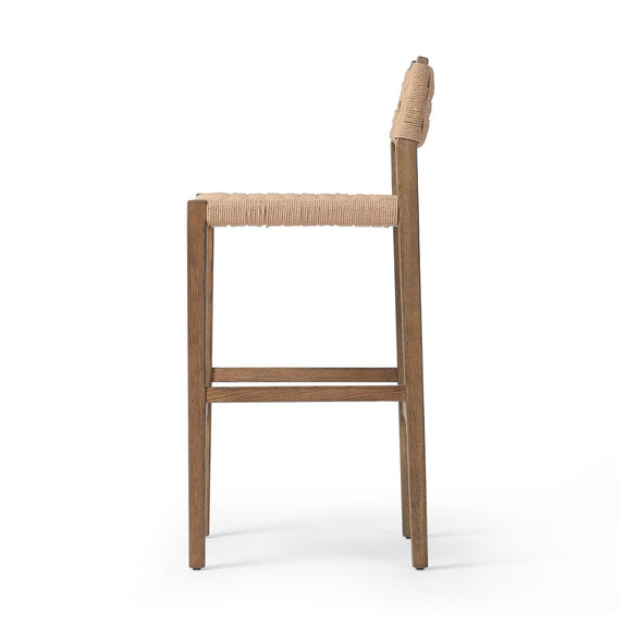 Hamlin Bar + Counter Stool - Double Twisted Paper Cord