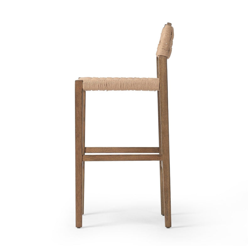 Hamlin Bar + Counter Stool - Double Twisted Paper Cord