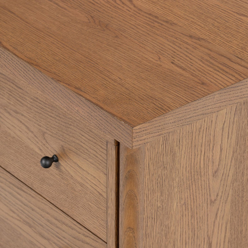 Roark Nightstand - Amber Oak Veneer