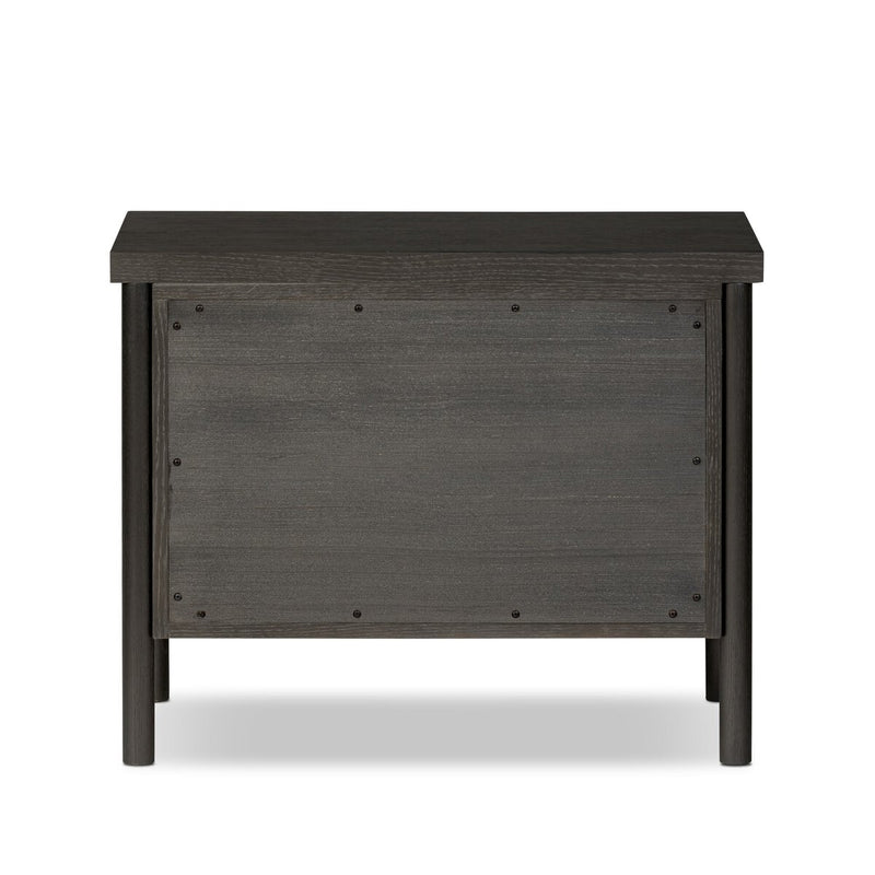 Roark Nightstand - Ebony Oak Veneer