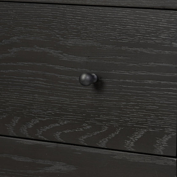 Roark Nightstand - Ebony Oak Veneer