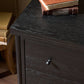 Roark Nightstand - Ebony Oak Veneer