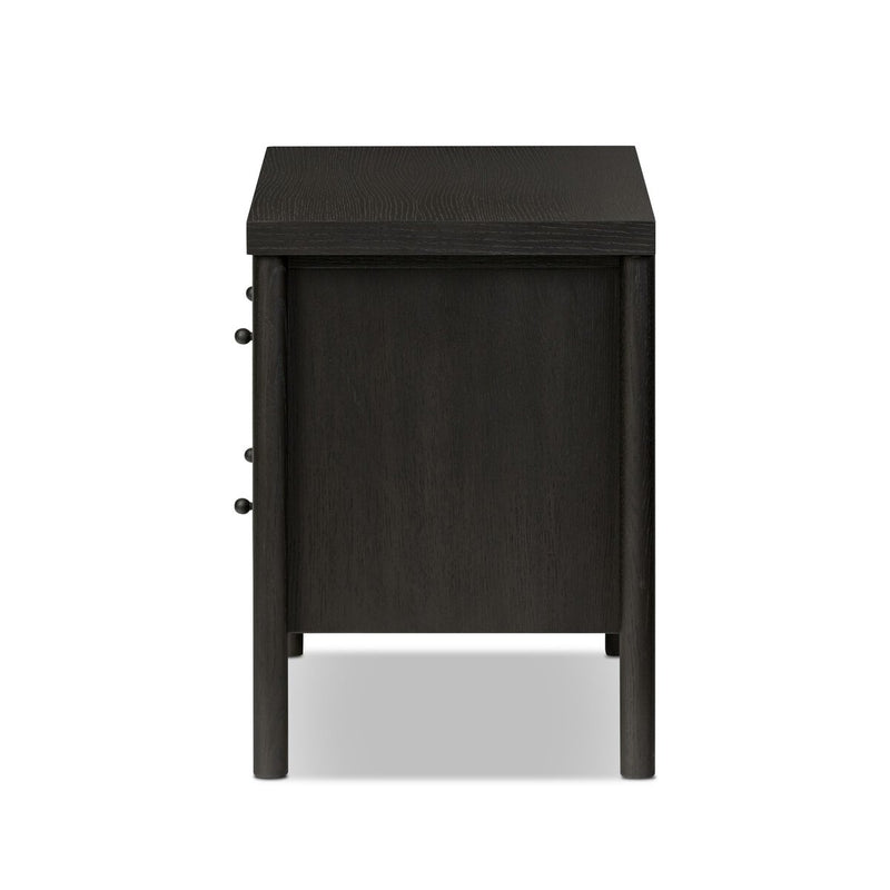 Roark Nightstand - Ebony Oak Veneer