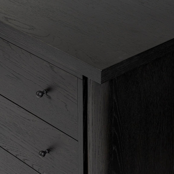 Roark 6 Drawer Dresser - Ebony Oak