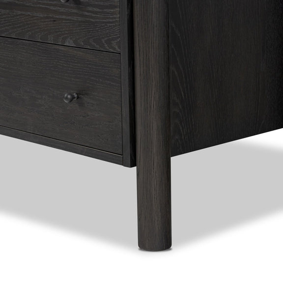 Roark 6 Drawer Dresser - Ebony Oak