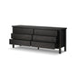 Roark 6 Drawer Dresser - Ebony Oak