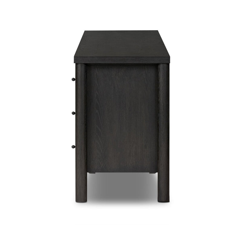 Roark 6 Drawer Dresser - Ebony Oak