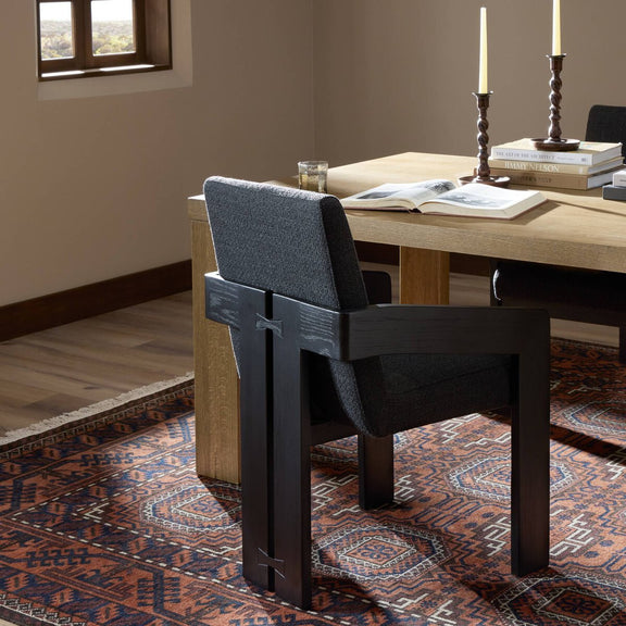 Roxy Dining Armchair - Gibson Black