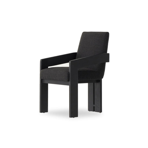 Roxy Dining Armchair - Gibson Black
