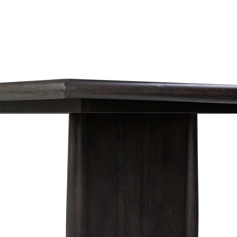 Glenview Dining Table - Smoked Black Oak