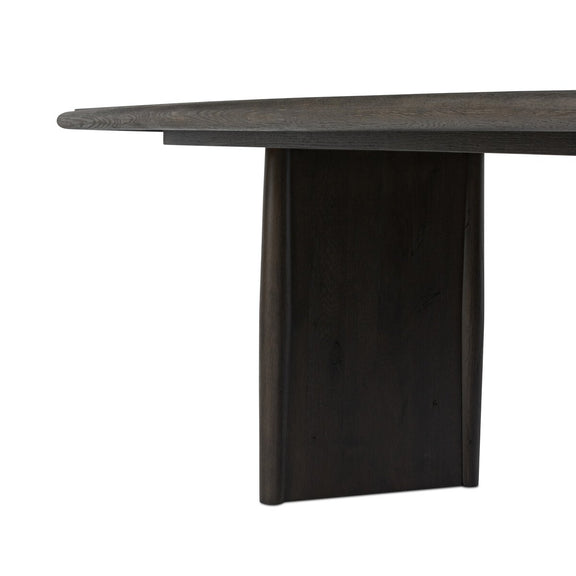 Glenview Dining Table - Smoked Black Oak