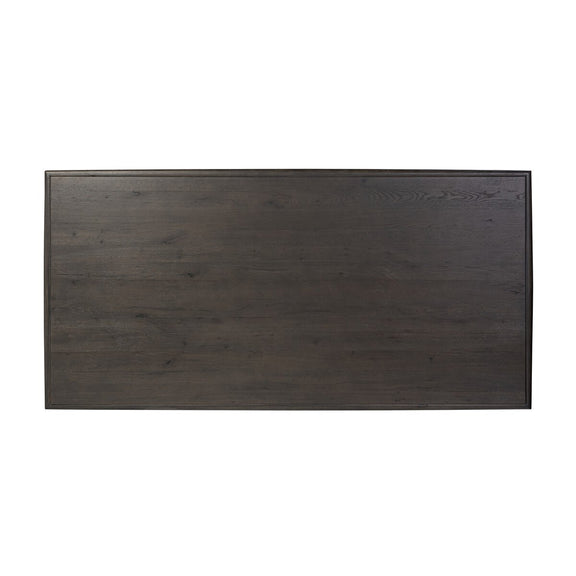 Glenview Dining Table - Smoked Black Oak