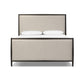 Glenview Bed - Cracked Smoked Black Veneer