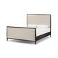 Glenview Bed - Cracked Smoked Black Veneer