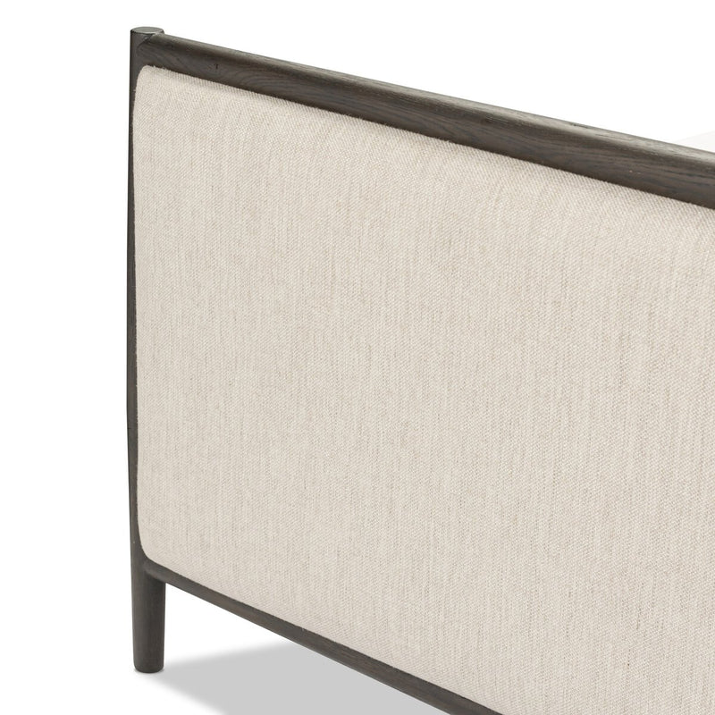 Glenview Bed - Cracked Smoked Black Veneer