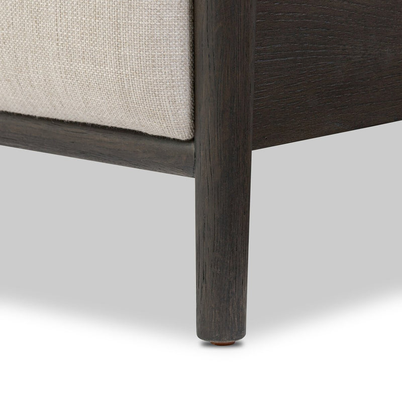 Glenview Bed - Cracked Smoked Black Veneer