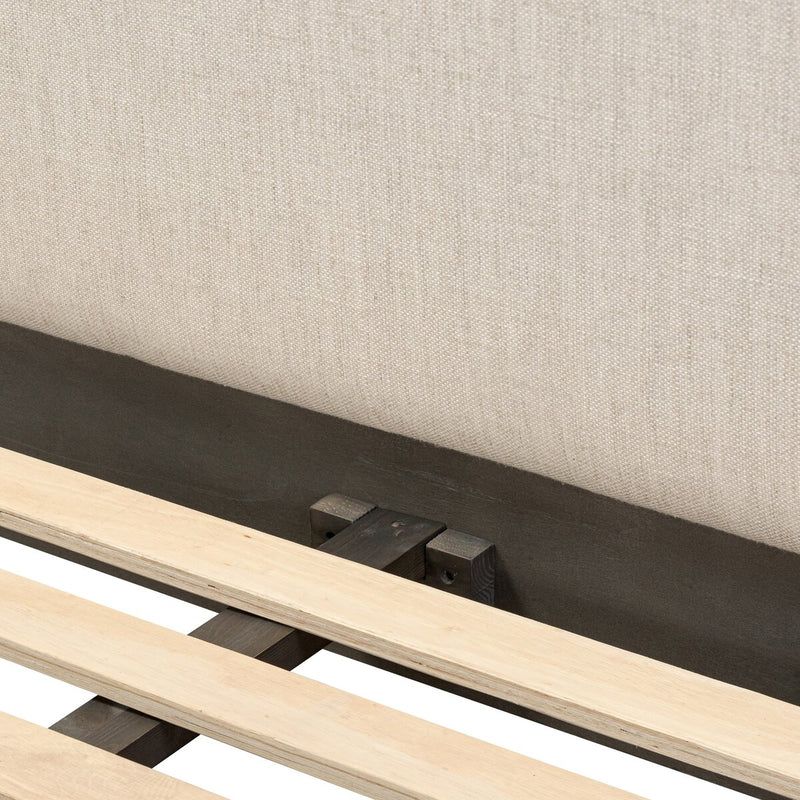 Glenview Bed - Cracked Smoked Black Veneer