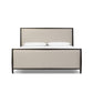 Glenview Bed - Cracked Smoked Black Veneer
