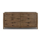 Glenview 6 Drawer Dresser - Weathered Oak