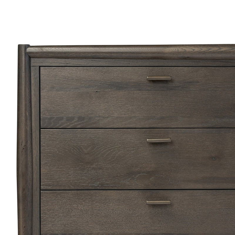 Glenview 6 Drawer Dresser - Smoked Black Oak