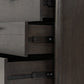 Glenview 6 Drawer Dresser - Smoked Black Oak