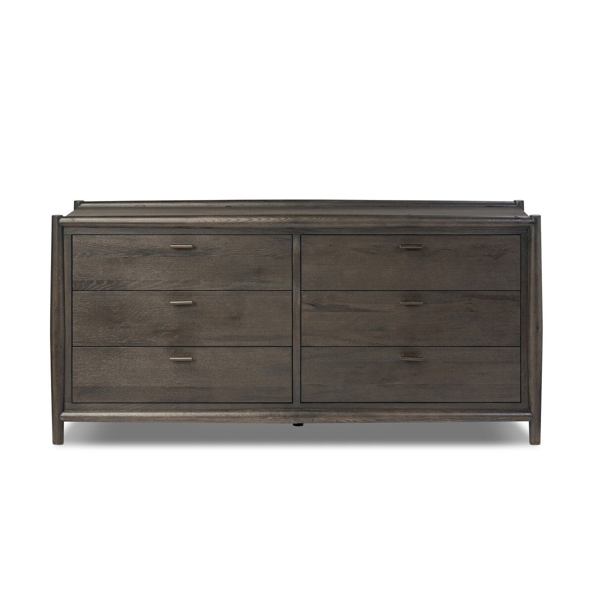 Glenview 6 Drawer Dresser - Smoked Black Oak