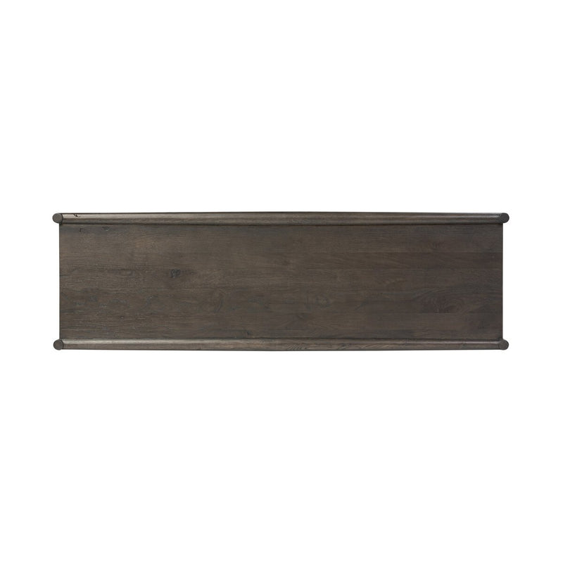 Glenview 6 Drawer Dresser - Smoked Black Oak