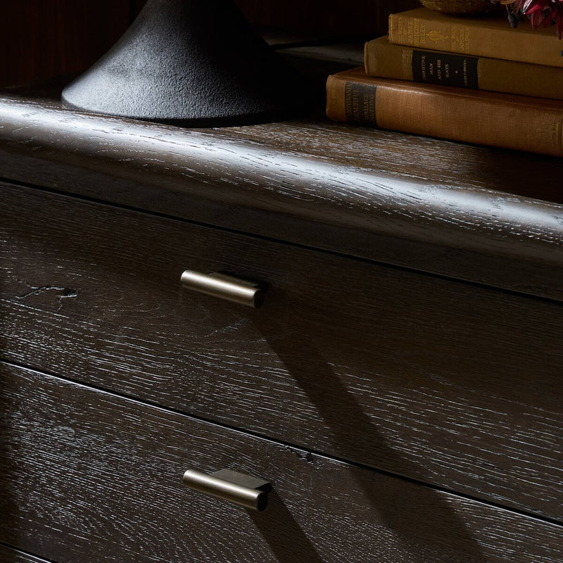 Glenview Nightstand - Smoked Black Oak