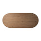 Olexey Oval Dining Table - Rubbed Light Oak