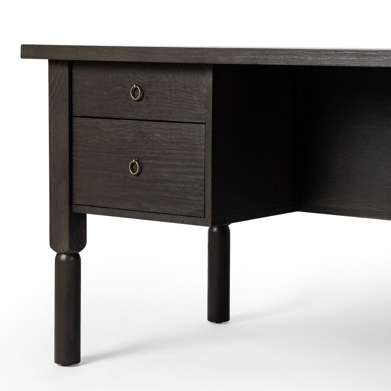 Concord Desk - Charcoal Oak