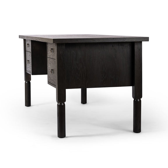 Concord Desk - Charcoal Oak