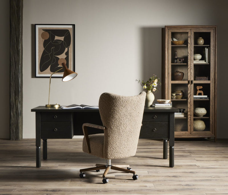 Concord Desk - Charcoal Oak