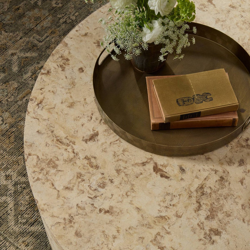Hudson Large Coffee Table - Bark Paper