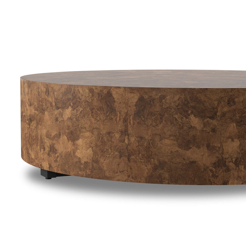 Hudson Large Coffee Table - Dark Bark Paper