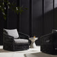 Porto Outdoor Swivel Chair - Venao Charcoal