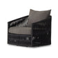 Porto Outdoor Swivel Chair - Venao Charcoal