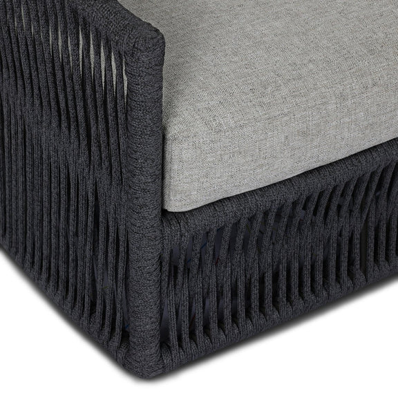 Porto Outdoor Swivel Chair - Alessi Slate