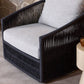 Porto Outdoor Swivel Chair - Alessi Slate