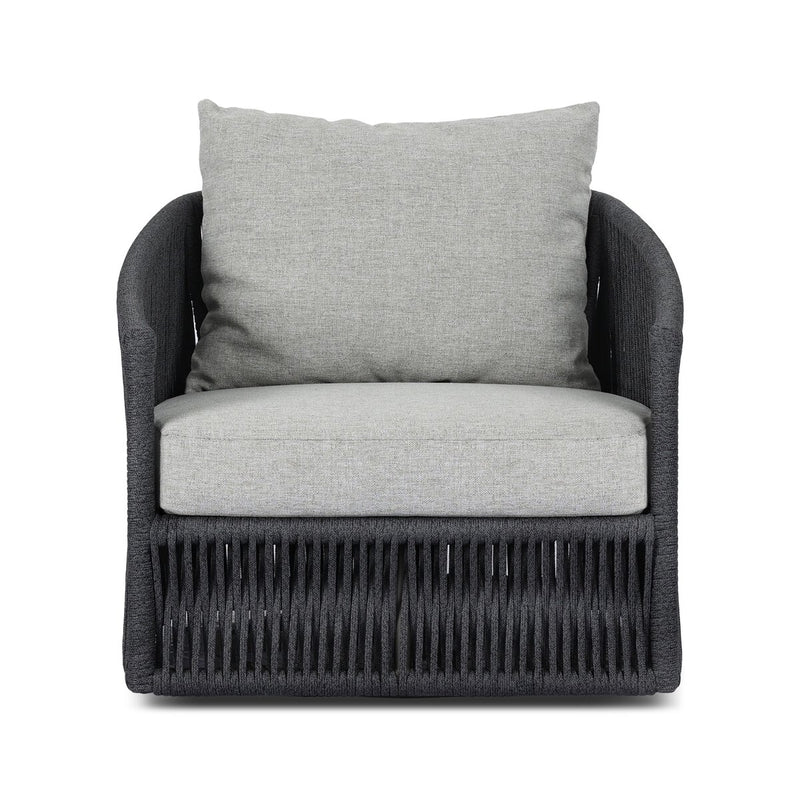 Porto Outdoor Swivel Chair - Alessi Slate