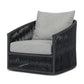 Porto Outdoor Swivel Chair - Alessi Slate