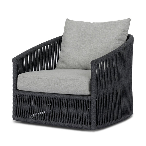 Porto Outdoor Swivel Chair - Alessi Slate