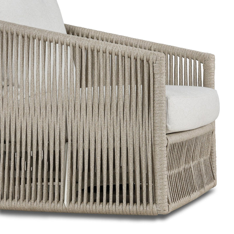Porto Outdoor Swivel Chair - Alessi Linen