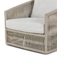 Porto Outdoor Swivel Chair - Alessi Linen