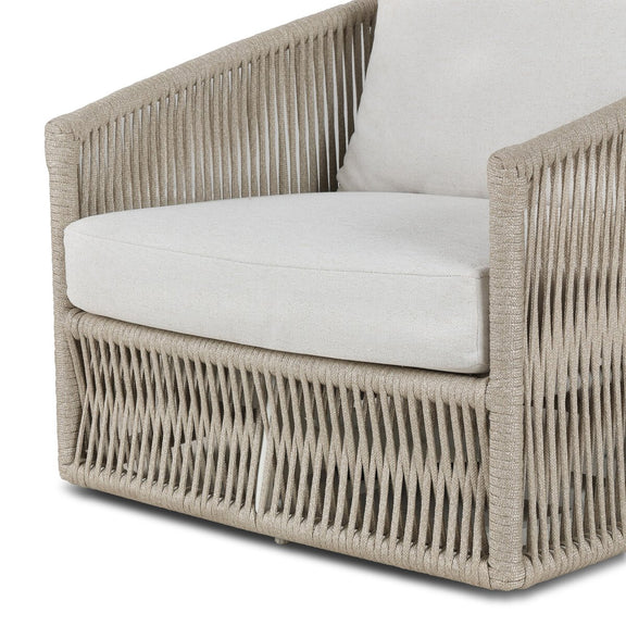 Porto Outdoor Swivel Chair - Alessi Linen