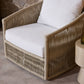 Porto Outdoor Swivel Chair - Alessi Linen