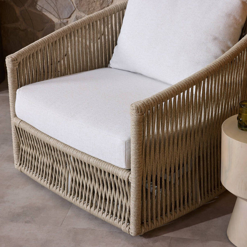 Porto Outdoor Swivel Chair - Alessi Linen