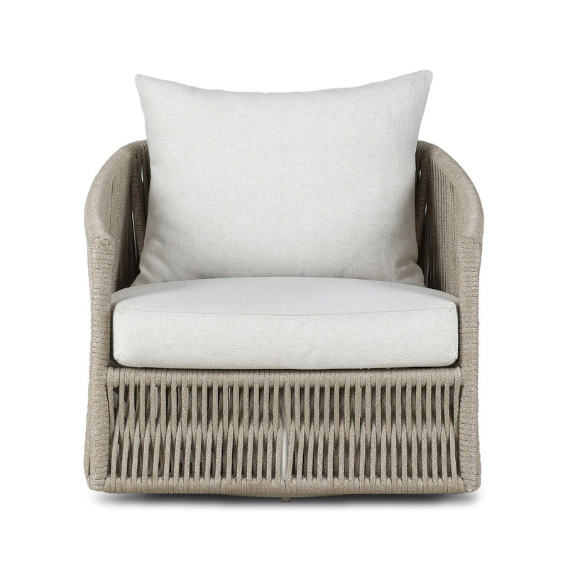 Porto Outdoor Swivel Chair - Alessi Linen