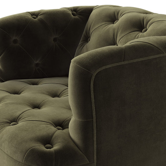 Paul Swivel Chair - Surrey Olive