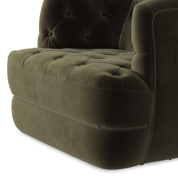 Paul Swivel Chair - Surrey Olive